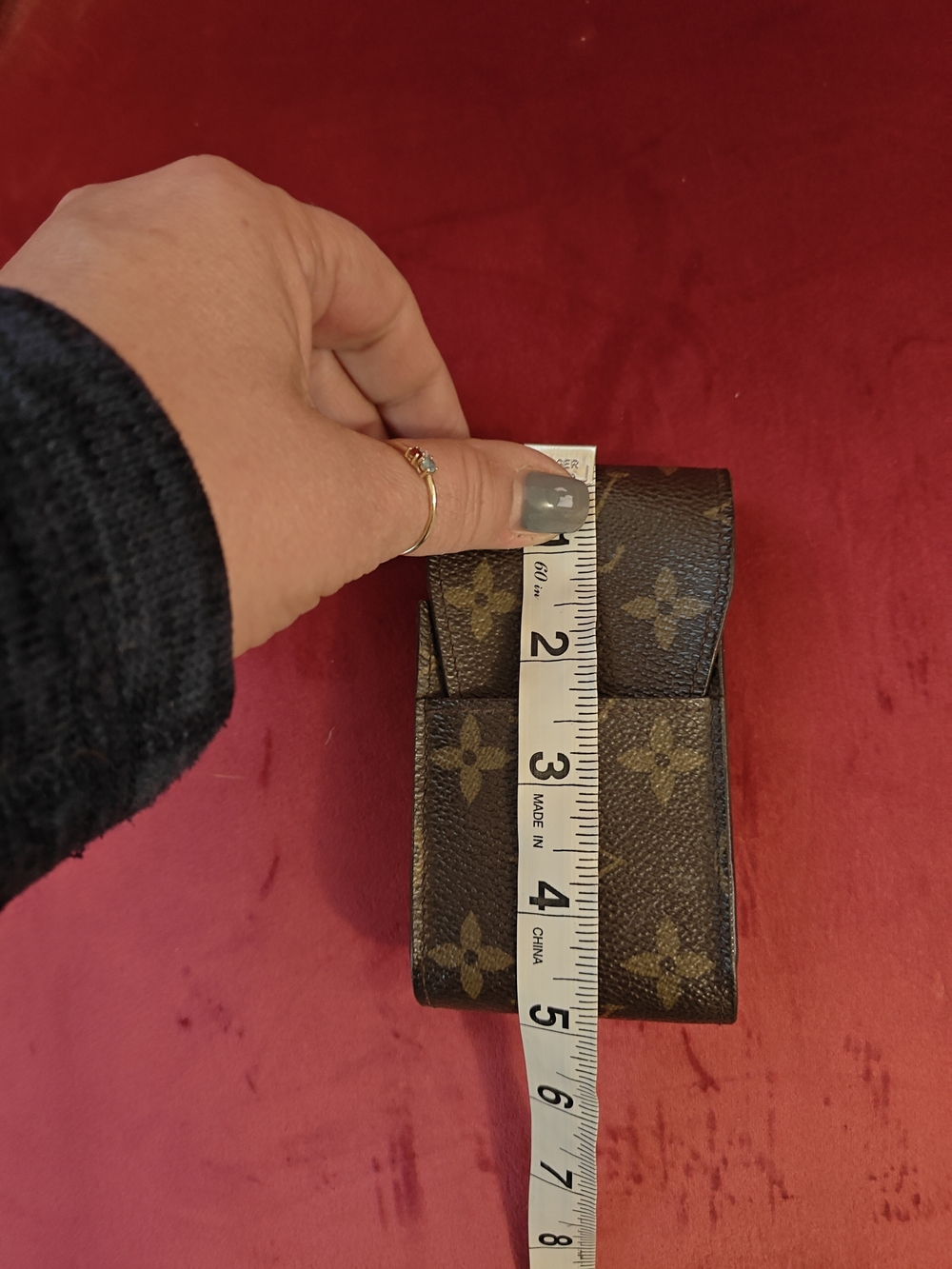 Louis Vuitton Monogram Canvas Flip Pouch - Brown - Picture 7 of 8